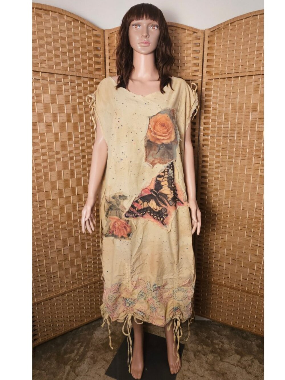 A Rare Bird Moonglow Butterfly Floral Boho Maxi Dress OS NWT